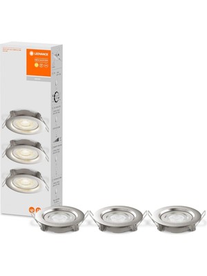 Simpledım Ayarlanabilir Gömme LED Spot Lamba Sıcak Beyaz, Dimlenebilir