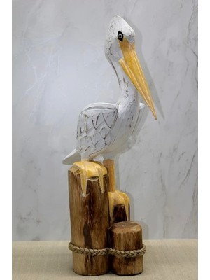 Ahşap Pelikan 60 cm