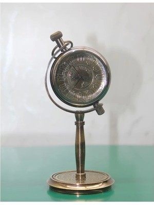 Masa Üstü Pirinç Saat Model 6