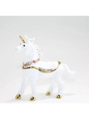 Swarovski Taşlı Tekli Unicorn Figürü