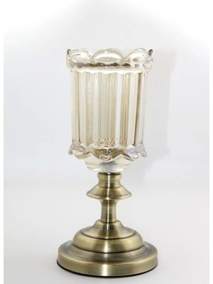 Cam Şamdan Tekli Model 5