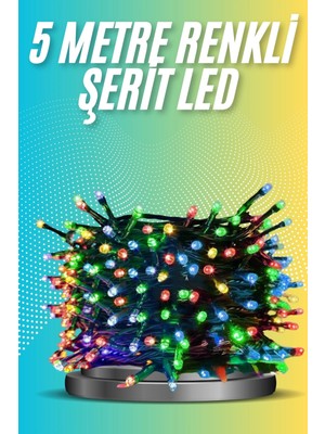 5 Metre Renkli LED Işık Her Ortama Uygun Dekoratif Aydınlatma