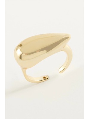 Su Damlası Metal Yüzük