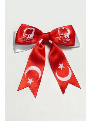 23 Nisan 19 Mayıs Türk Bayraklı Atatürk Imzalı Otomatik Toka