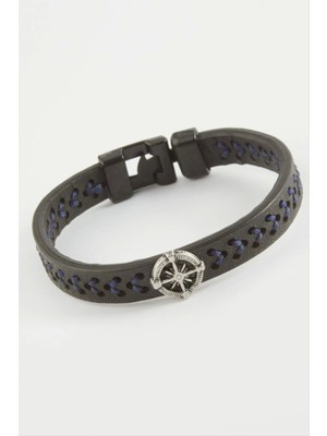 Pusula Kaliteli Suni Deri Bileklik