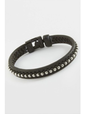 Noktalı Kaliteli Suni Deri Bileklik