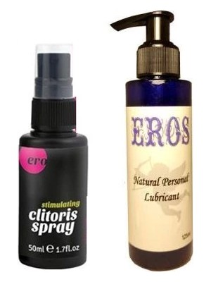Eros Hintohu Kadınlara Özel Sprey 50 Ml+Eros 125 ml Lubricant Gel