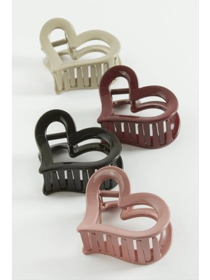 Kalp Renkli Mandal Toka 7 cm