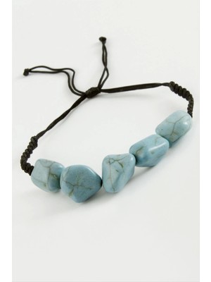Turkuaz Doğaltaşlı Bileklik