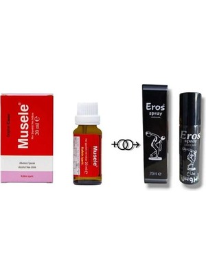 Eros Musele Kadınlara Özel Damla + Eros Sprey