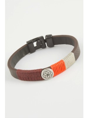 Çiçek Kaliteli Suni Deri Bileklik