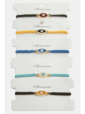 Nazar Makrome Örgülü Bileklik