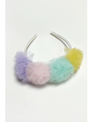 Çiçek Tüllü Taç