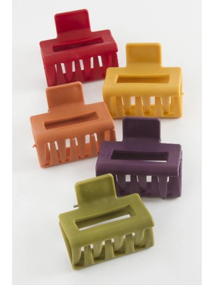 Dikdörtgen Renkli Mandal Toka 6 cm