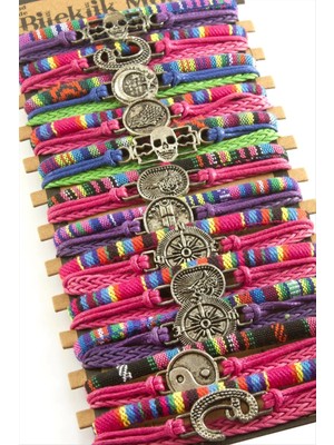 Metal Aparatlı Vinlex Deri Bileklik