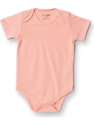 Hellobaby Erkek Bebek Kısa Kol Body Çıtçıtlı Zarf Yaka Kısa Kol