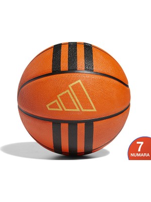 adidas AHM4970 Adidas 3s Rubber X3 Basketbol Topu Turuncu