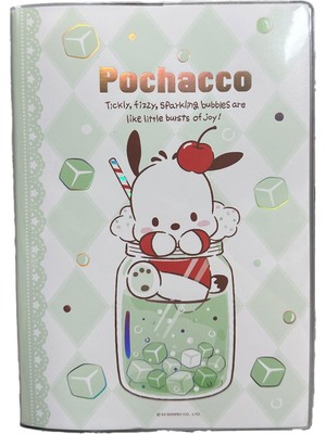 Sanrio Lisanslı Renkli Yaz Serisi Kapaklı A5 Not Defteri - Pochacco