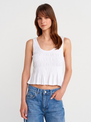 21083 Gipeli Kolsuz Top-Beyaz