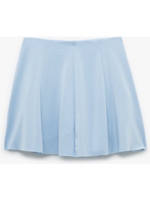 Koton Pileli Mini Spor Şort Etek