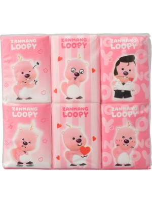 Miniso Zanmang Loopy Kokulu Kağıt Mendil 7Yp. (12 Paket)