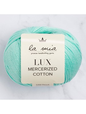 La Mia Lux Mercerized Cotton Su Yeşili El Örgü Ipi - 137 - 33750