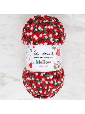 La Mia Mellow Christmas Altın Simli El Örgü Ipi -