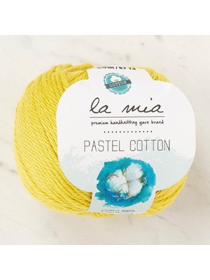 La Mia Pastel Cotton Hardal Sarı El Örgü Ipi - L189 - 33955
