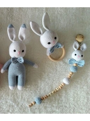 Elite Amigurumi Tavsan Yenidogan Set 1 Adet