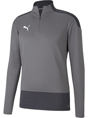 Puma Teamgoal 23 Training 1 4 Zip Top Erkek Futbol Antrenman Sweatshirts 65647613 Gri