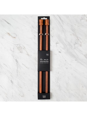 La Mia Rosewood 12 mm 36 cm Ahşap Örgü Şişi