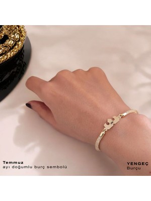 Archin Seda İsmine Özel Hasır Kordonlu Taç Motifli 14 Ayar Altın Plakalı Hediye Bileklik-461İsim