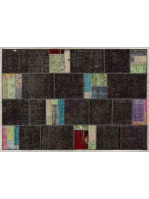 Doğal El Dokuma Patchwork Halı