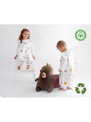 Mevsimlik/Kışlık Çocuk Uyku Tulumu, Çift Katlı Müslin Çocuk ve Bebek Uyku Tulumu 1Tog