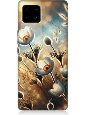 Vivo V30 Uyumlu Pamuk Dalları Bahar Ruhu  Desenli Silikon Kılıf