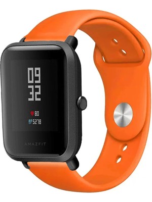Tagomoon Amazfit Bip ve Bip Lite Akıllı Saat Uyumlu Spor Silikon Kordon