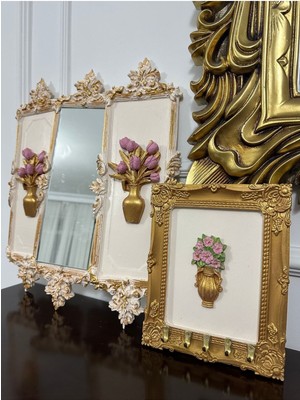 Özel El Yapımı Tablo ve Anahtarlık 4 Lü Set