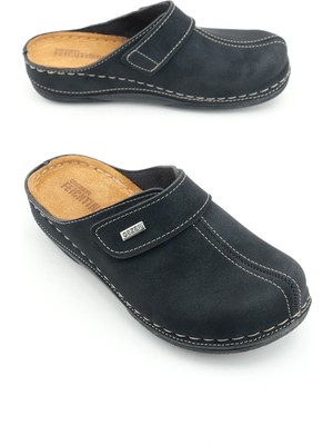 Gezer Feıchtıngen Kadın Yazlık Iç Taban Hakiki Deri Tek Cırtlı Ayarlanabilir Rahat Taban Günlük Terlik