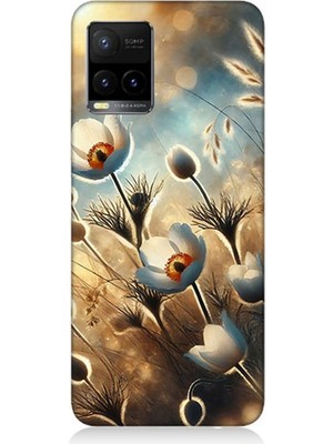 Vivo Y33S Uyumlu Pamuk Dalları Bahar Ruhu  Desenli Silikon Kılıf