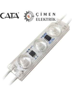 10 Adet Cata Ct 4593 2W Tak Çalıştır 220V Modül LED 6400K Beyaz Işık