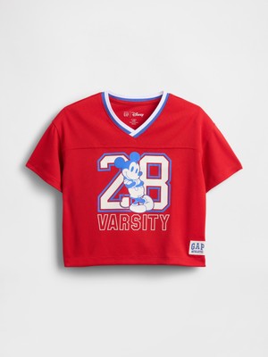 Gap Erkek Bebek Kırmızı Gap × Disney Geri Dönüştürülmüş Mesh Jersey T-Shirt