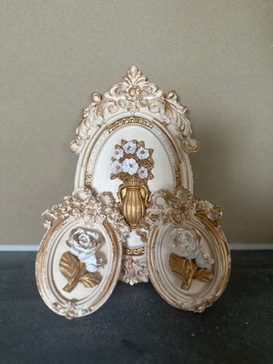 Çiçekli 3 Lü Dekoratif Tablo Masa Duvar Tablosu