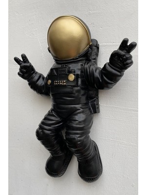 Astronot Biblo , Dekoratif Duvar Heykeli