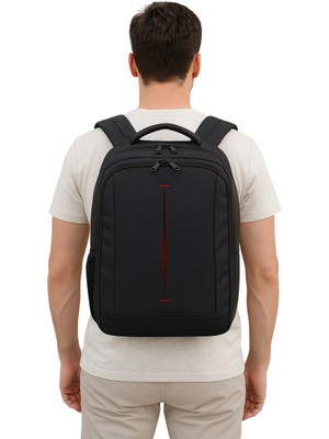 Sırt Çanta 17.3''inç Laptop Bölmeli Siyah Unisex
