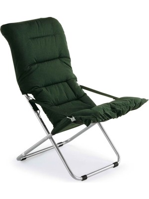 Fiesta Soft Katlanabilir Liegestuhl 3 Kademe Ayarlı Teras Bahçe Sandalyesi