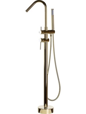Vıctorıa Serbest Küvet Musluğu, El Duş Başlıklı, Pirinç Gövdeli Modern Banyo Bataryası