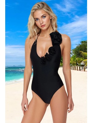 Mayo Havuz Mayosu Plaj ve Için Yüzme Şık Detaylı Yaz Koleksiyonu Swimsuit