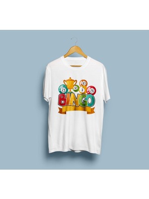 Oversize Bingo Tasarım Unisex T-Shirt