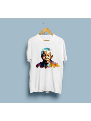 Oversize Nelson Mandela Tasarım Unisex T-Shirt
