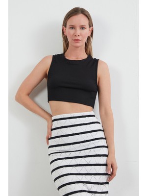 Bürümcük Kumaş Crop Body